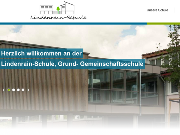 Neue Homepage der Lindenrain-Schule