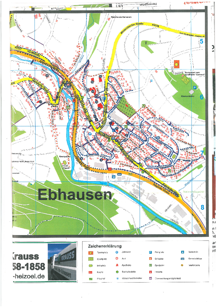  Schulwegplan Ebhausen 